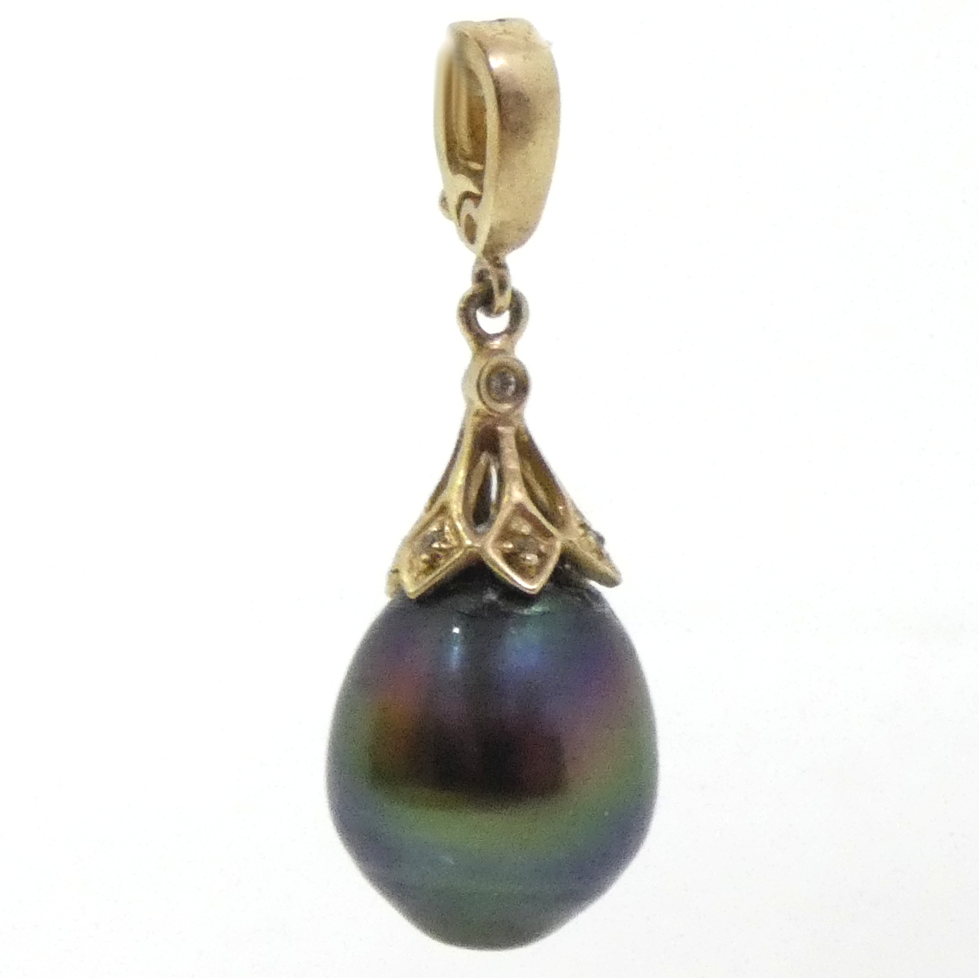 Multicoloured Circlé Tahitian Pearl Pendant